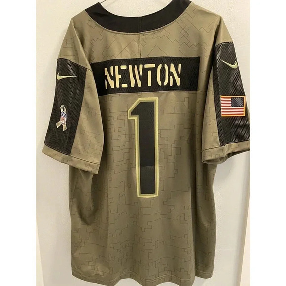 Nike NFL Cam Newton NE Patriots Salute to Service Jersey Men's X Large - Sewn - Picture 1 of 12